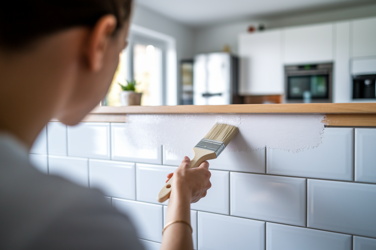 Peindre sa Crédence en Carrelage : Méthode Simple pour Relooker votre Cuisine