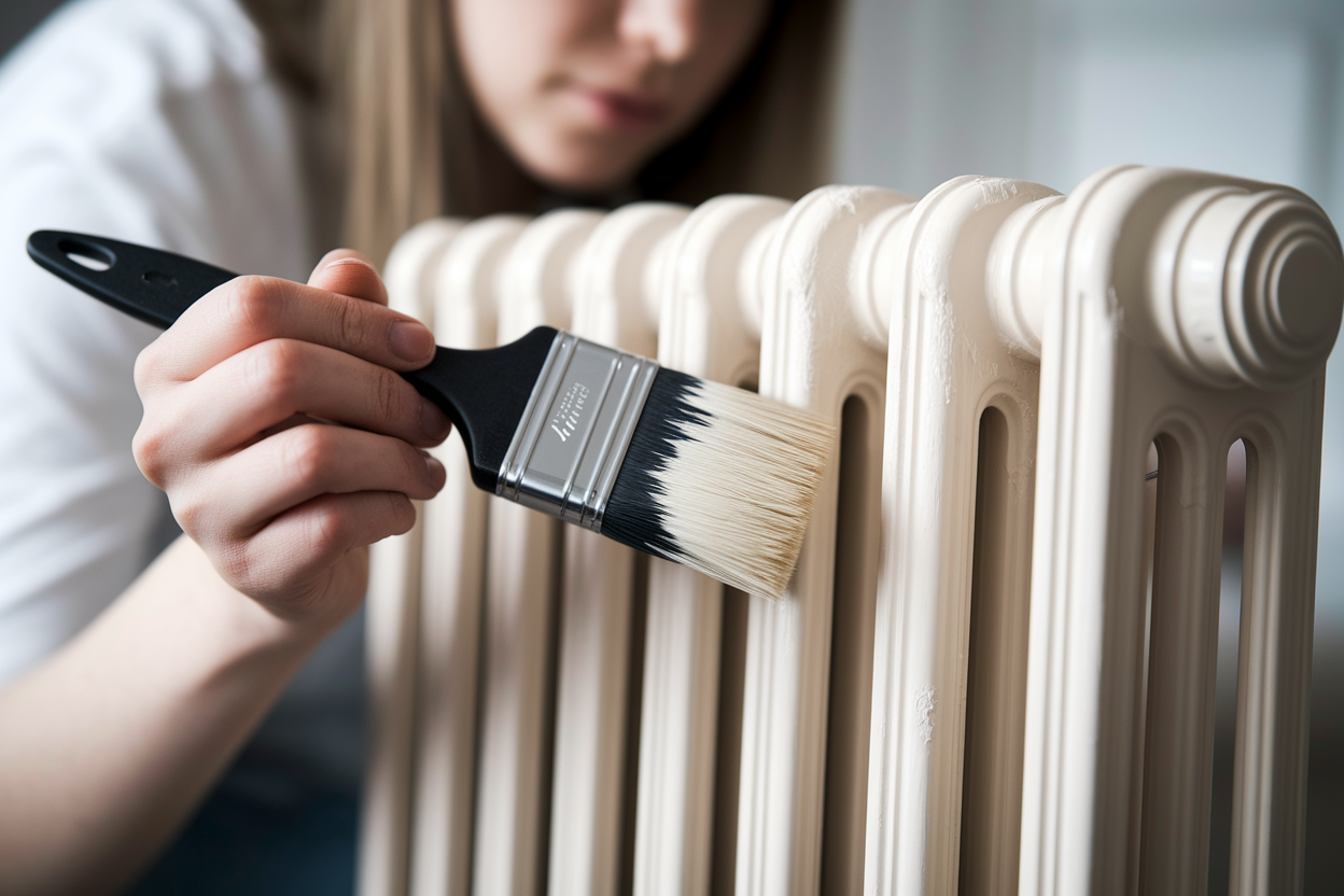 gros-plan-pinceau-seche-serviettes-peinture