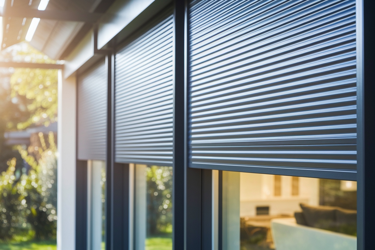 maison-moderne-volets-solaires-jardin