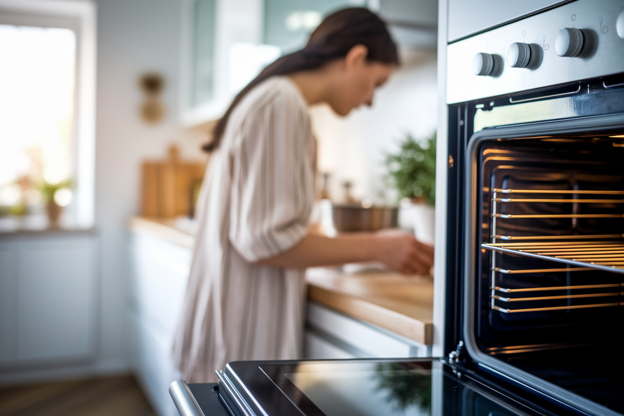 personne-dos-panneau-four-electrique