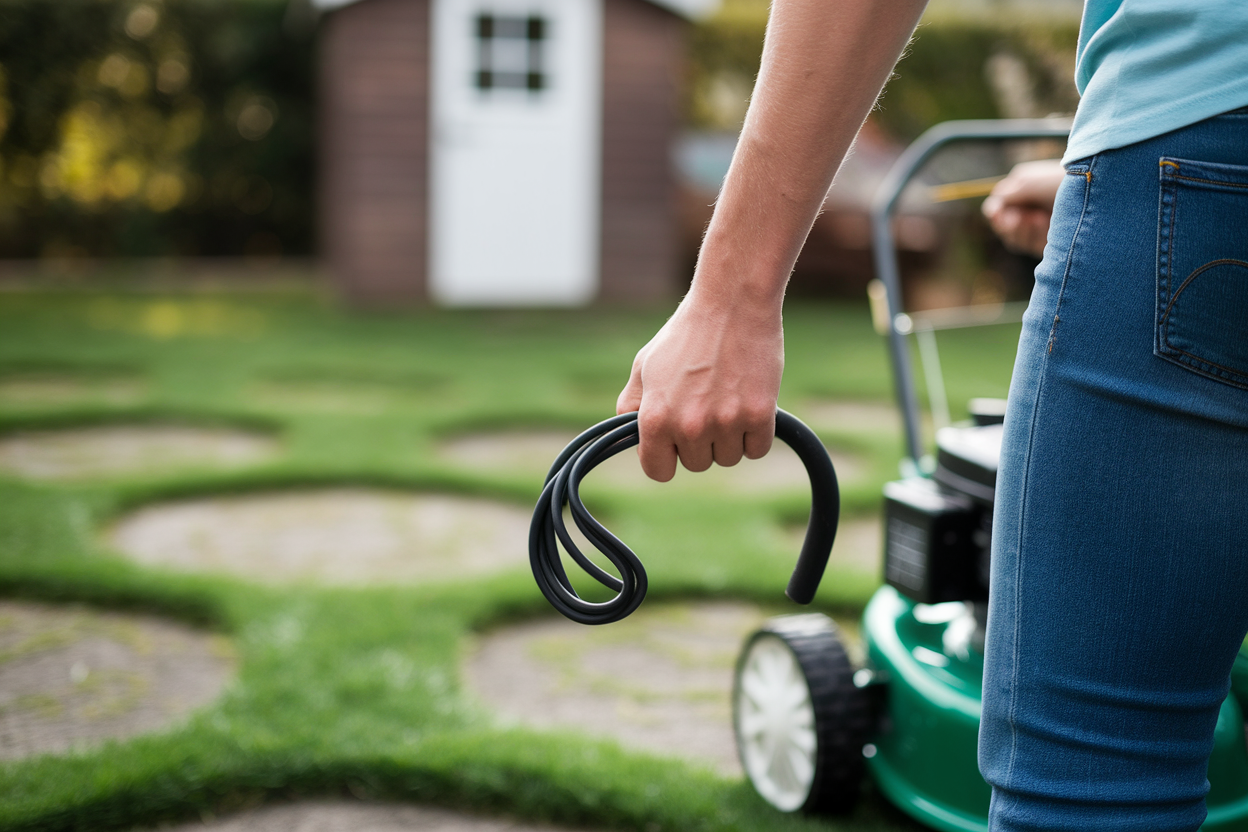 personne-frustree-dos-corde-tondeuse