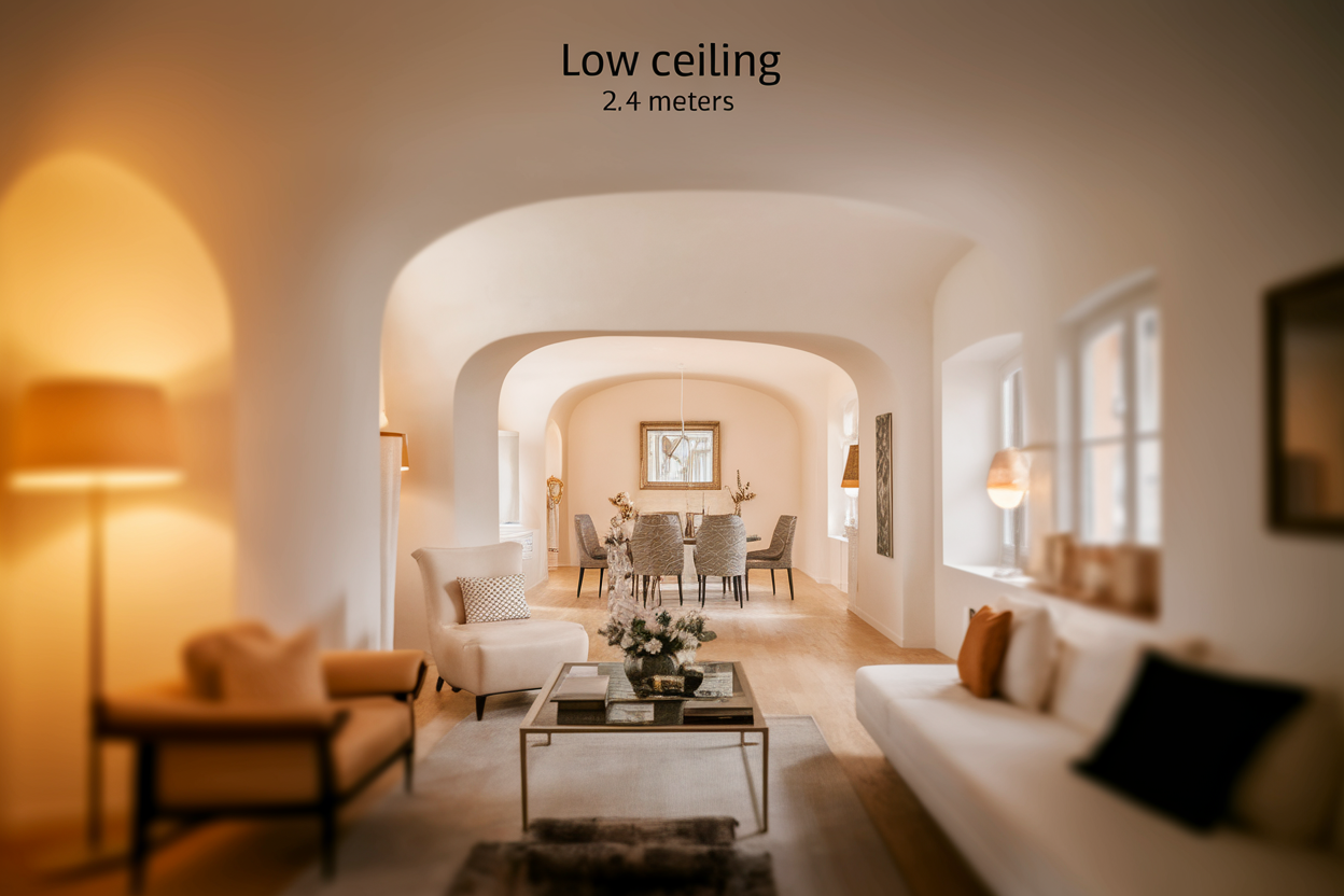 salon-moderne-plafond-bas-eclaire