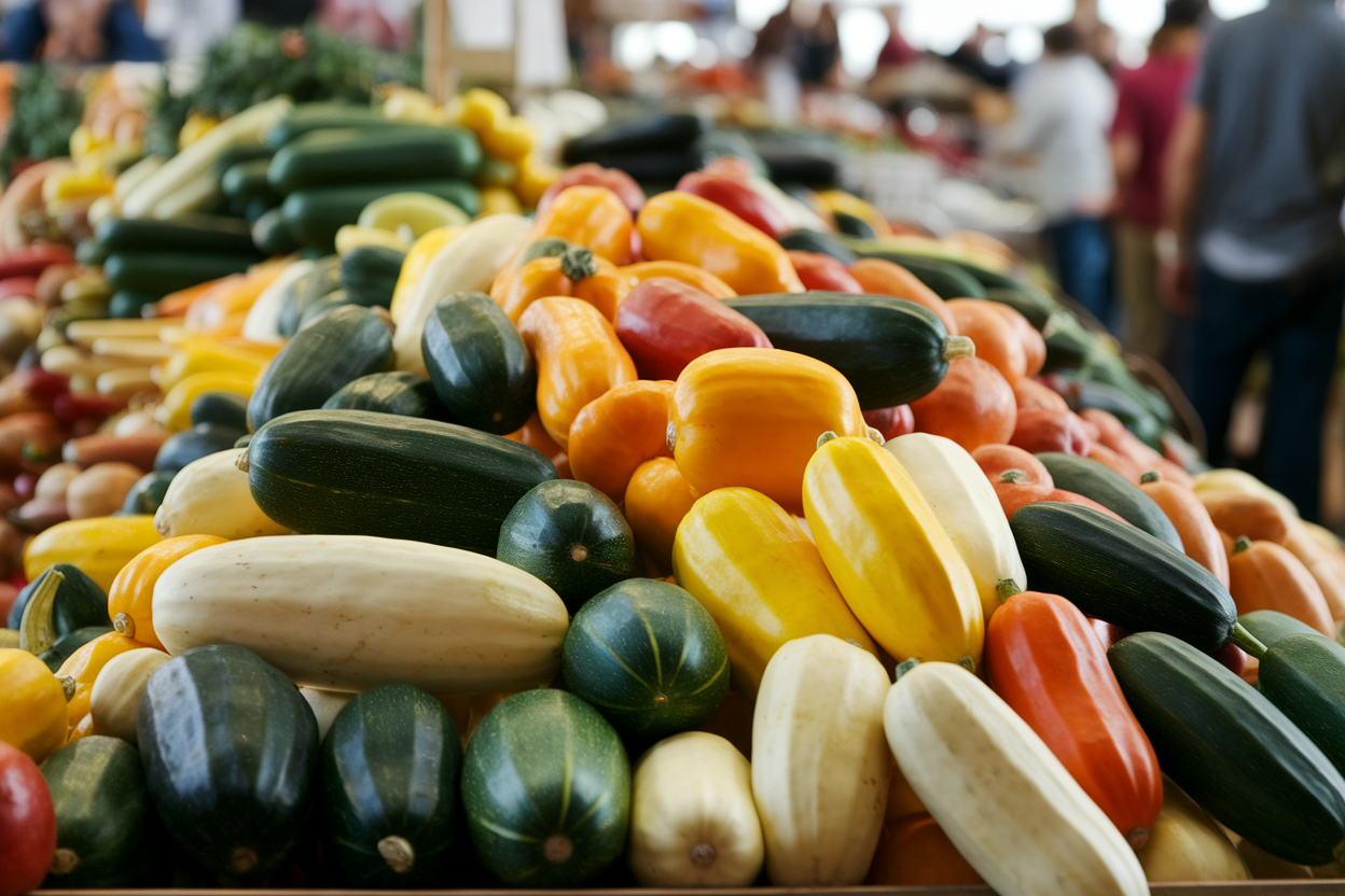 etal-marche-courges-courgettes-colorees