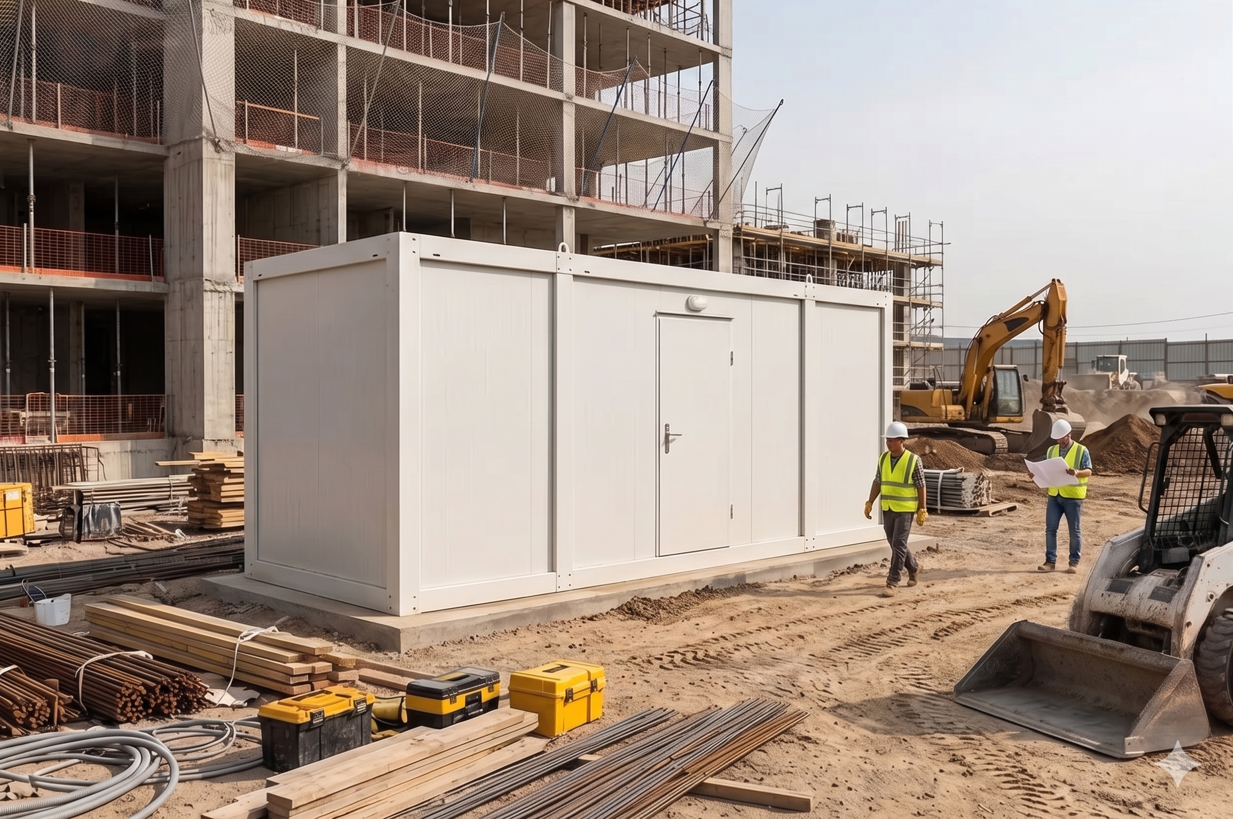 Bungalow sanitaire modulaire : une solution durable pour les chantiers longue durée