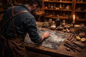 artisan-tablier-feuille-zinc-atelier