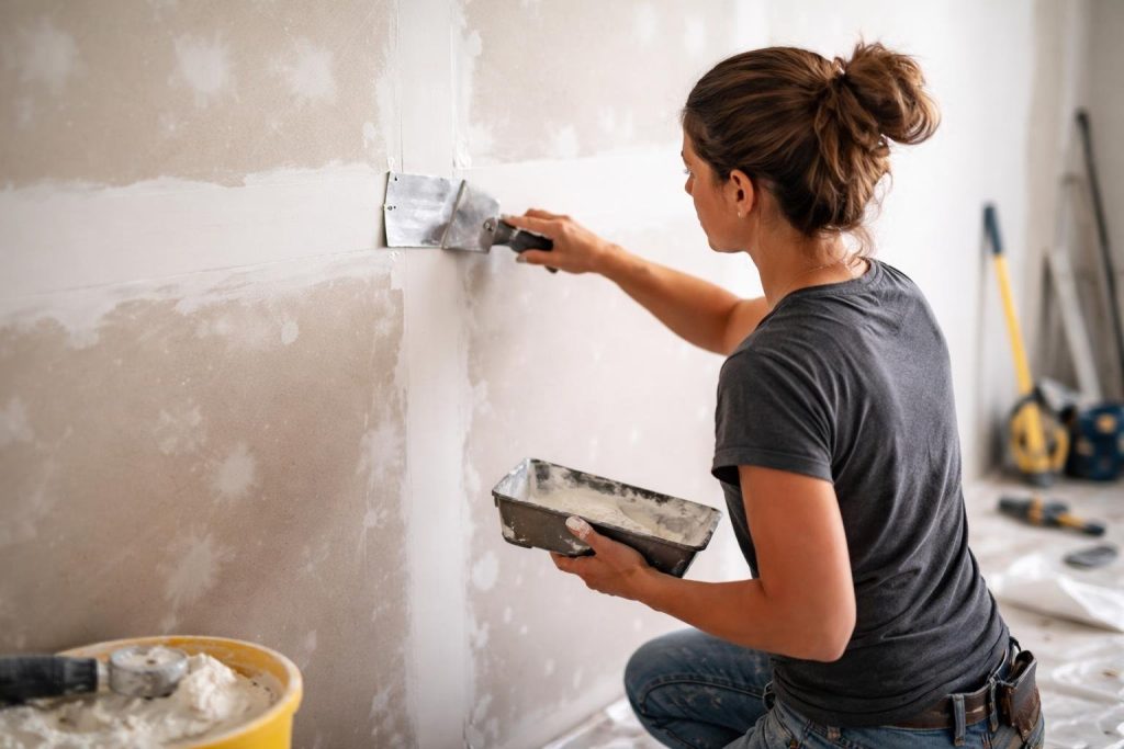 mur-placo-traces-poncage-enduit